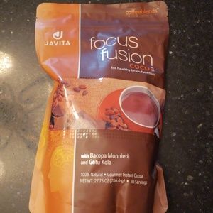 Javita focus fusion cocoa coffee blends
